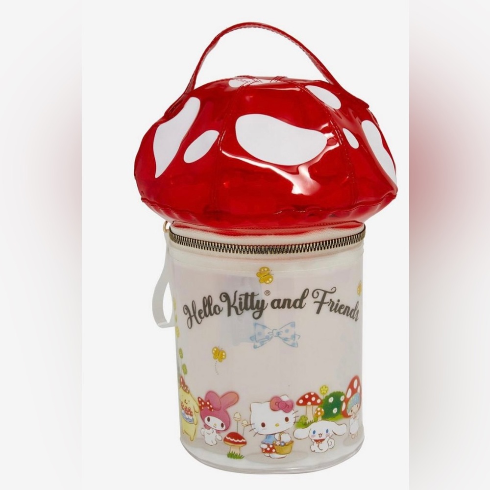 Hello Kitty and Friends Mushroom Cosmetics Bag